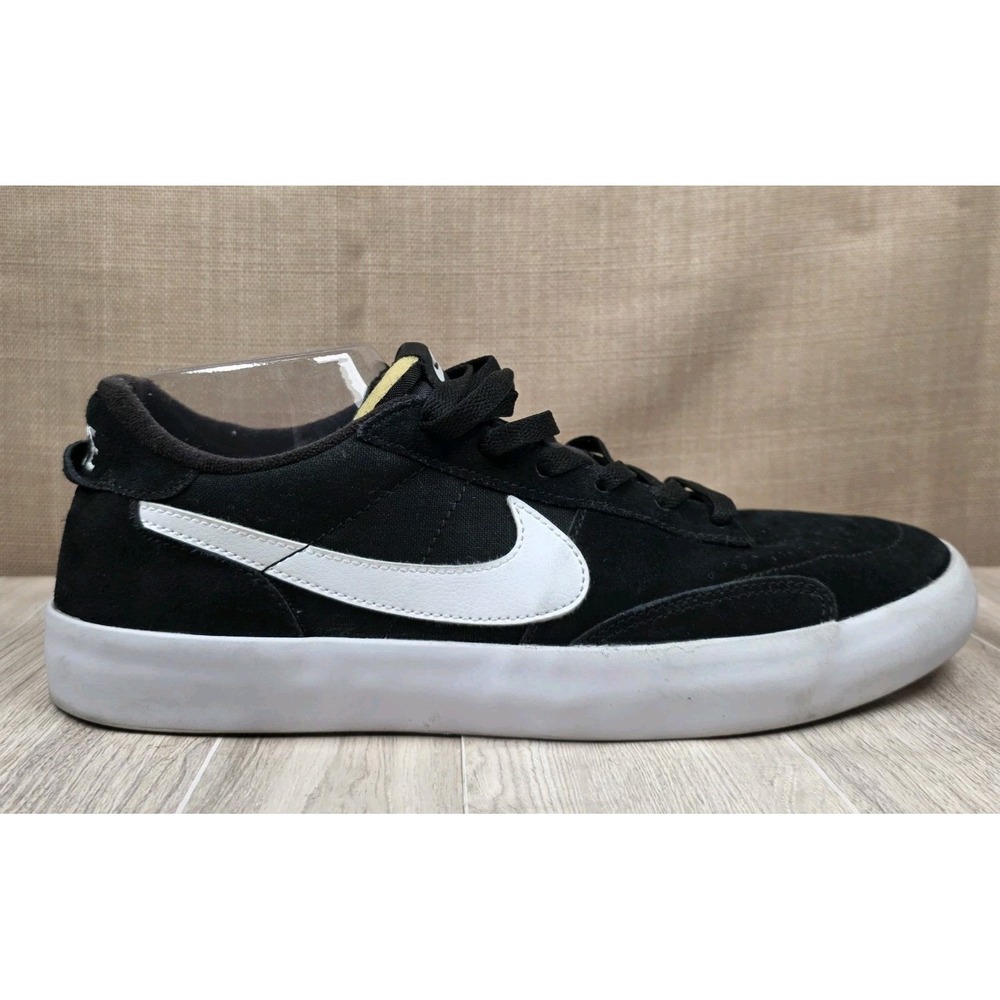Nike SB Heritage Vulc Black White Casual Skate Shoes Sneakers Trainers Mens 10 - Picture 3 of 10